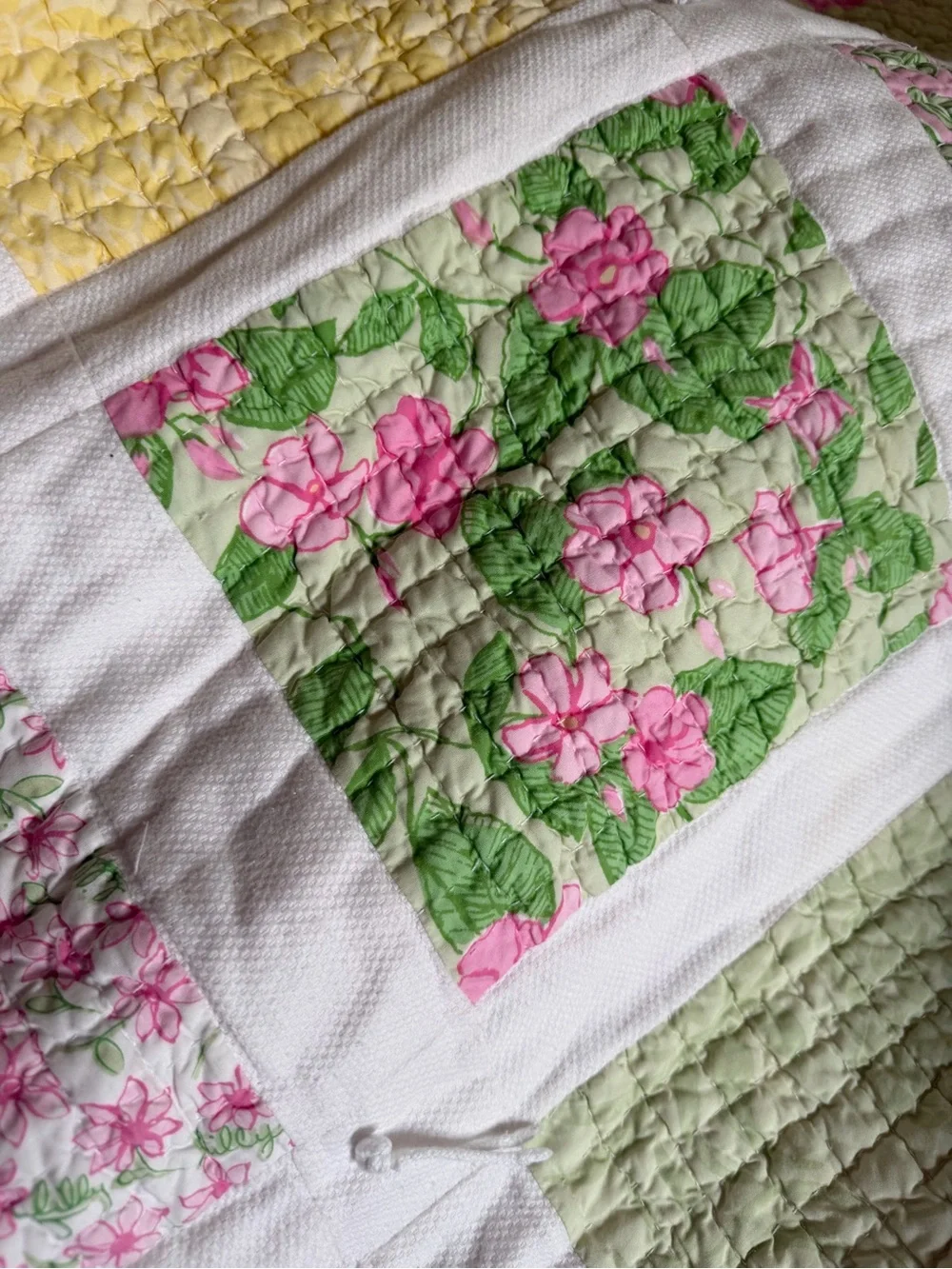 Lilly Pulitzer Patchwork Quilt